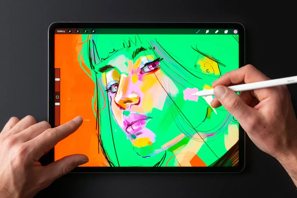 Apple-Pencil-Hover-Procreate-1024x683 4 Best iPads for drawing in 2023
